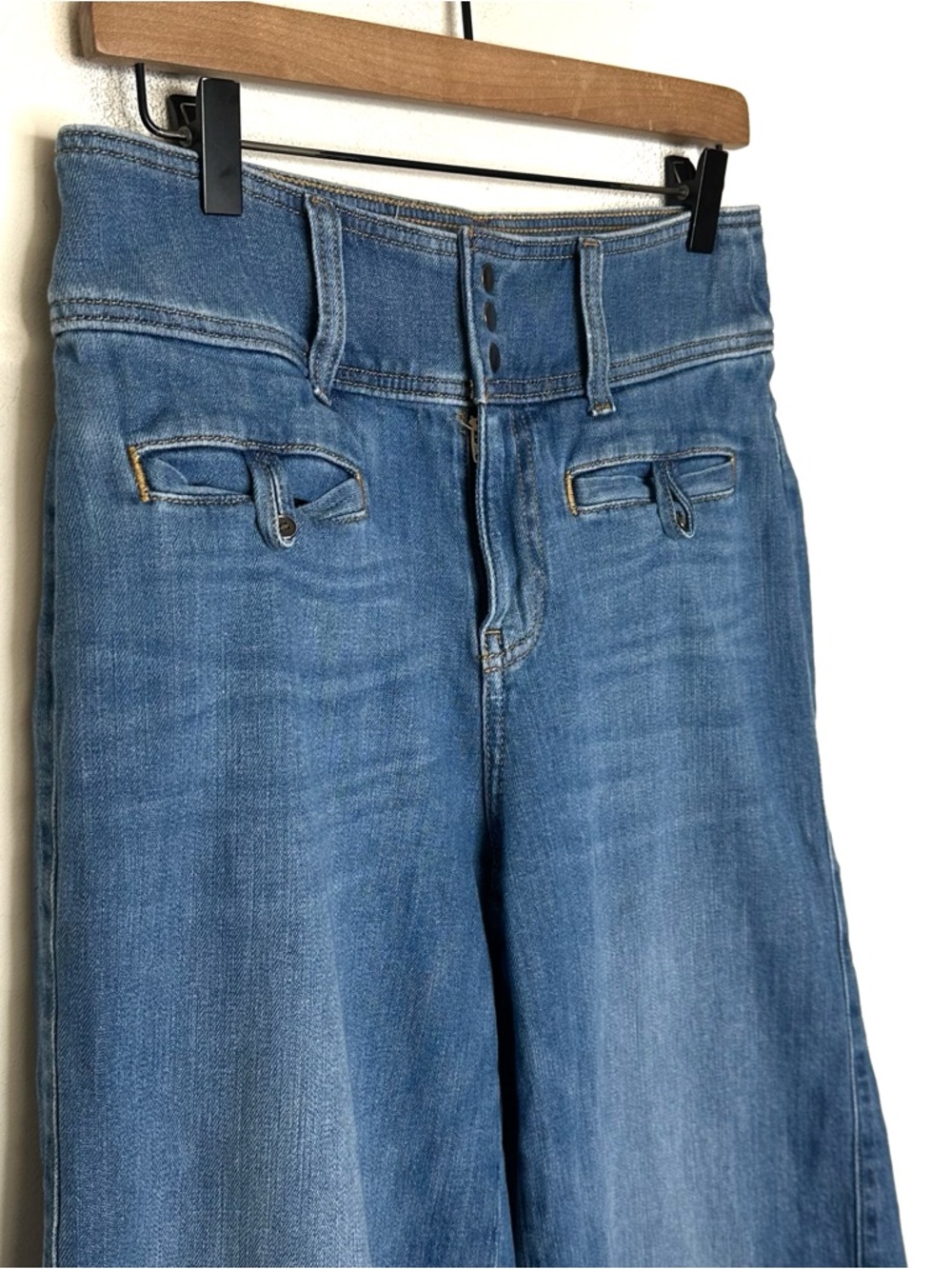 Anthropologie Pilcro Wide Leg Crop Jeans Size 29 - Picture 7 of 14